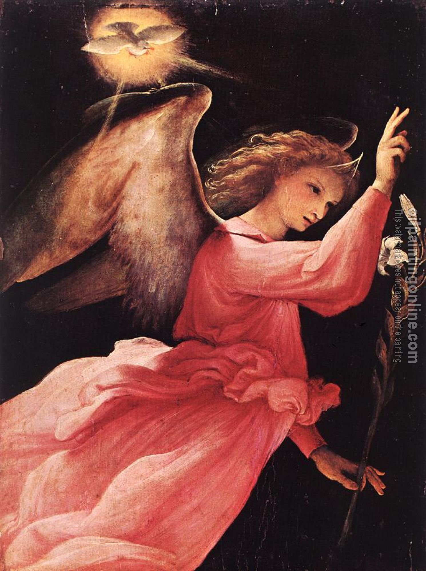 Lotto, Lorenzo - Angel Annunciating